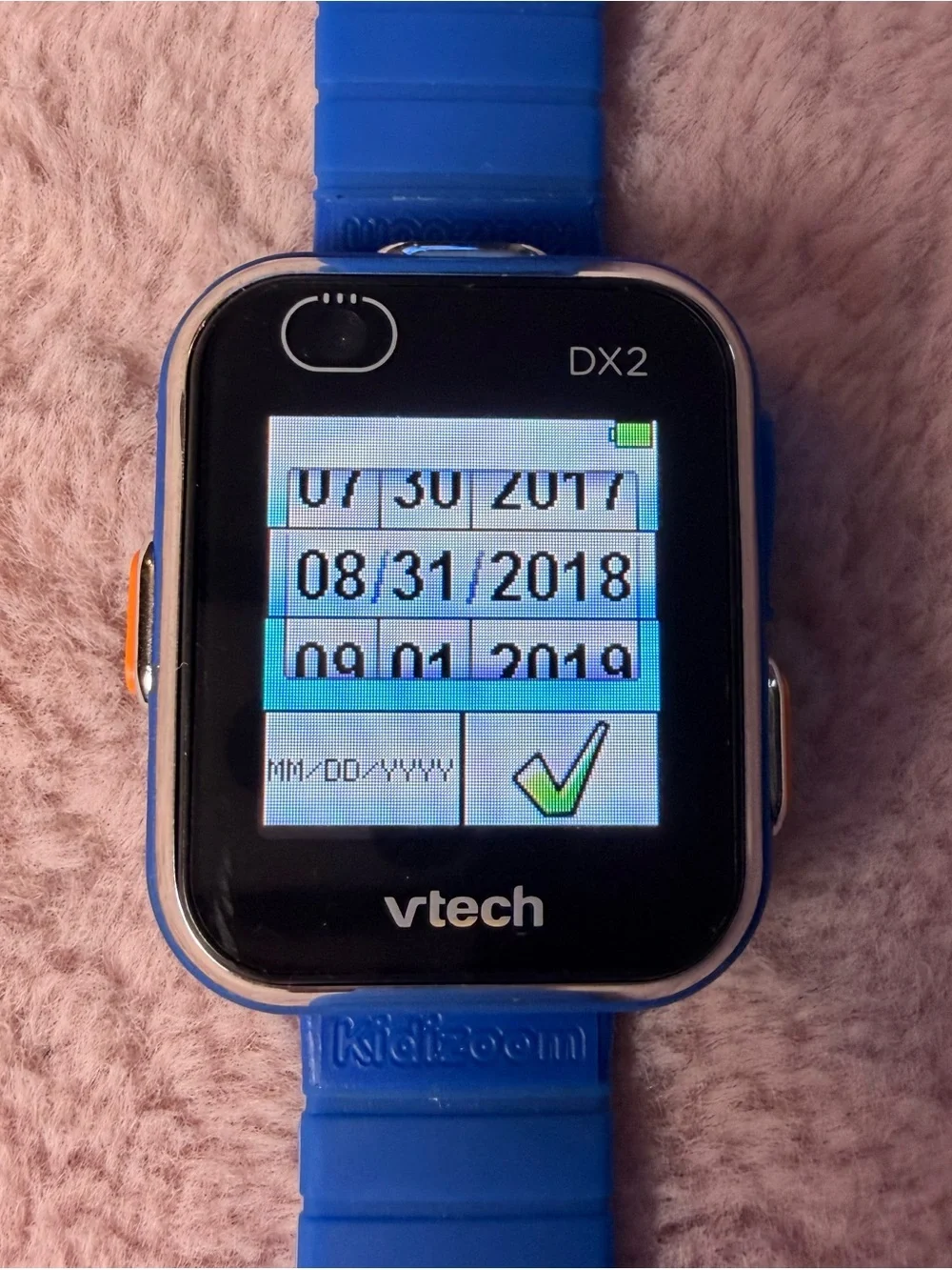 VTech KidiZoom DX2 Kids Smartwatch Blue Dual Camera Touch Screen Gaming Sensory